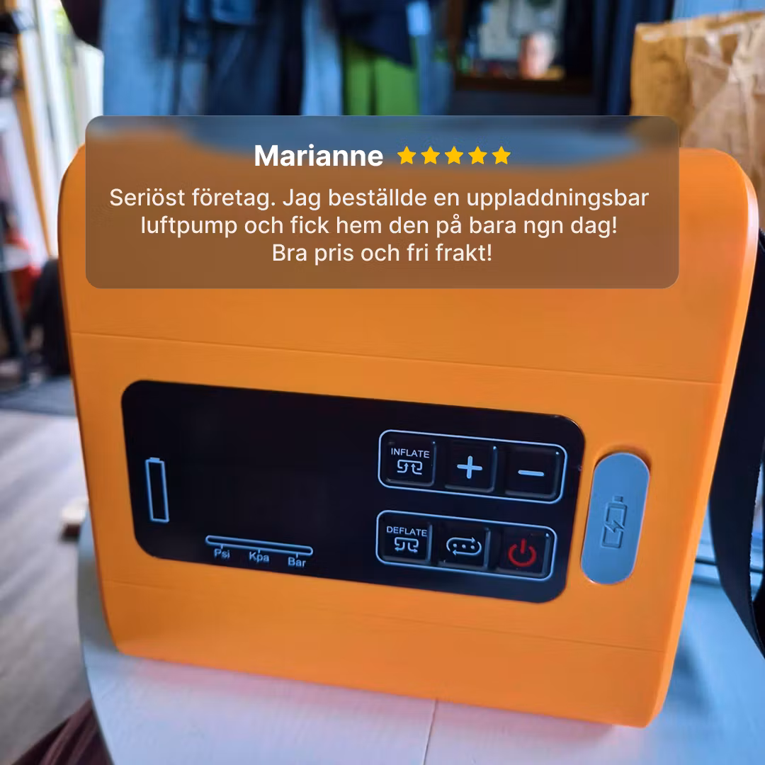 Elektrisk pump - Trådlös & Batteridriven