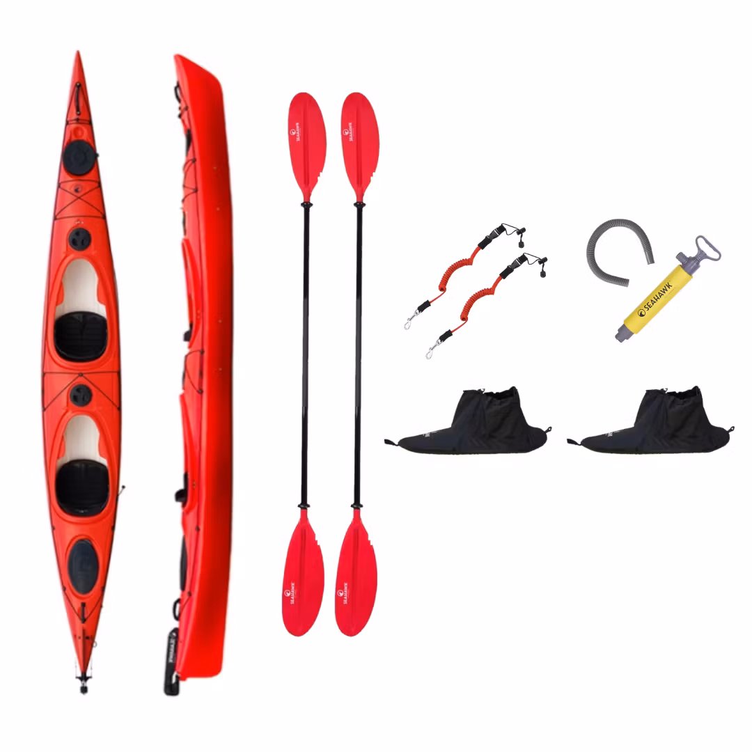 Dubbelkajak - Seahawk Expedition K2 - Paket 20 års garanti
