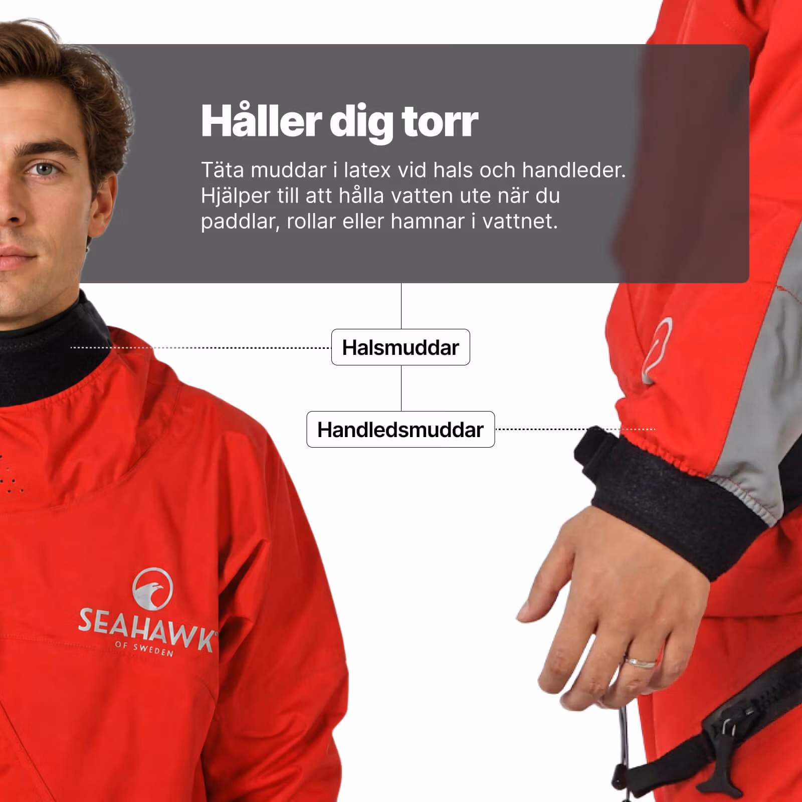 Seahawk Torrdräkt - 3-lager Unisex