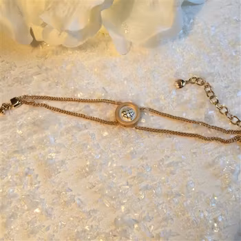Spirit Icons, Guldförgyllt Silverarmband