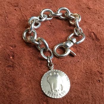 Opera & Co kraftigt silverarmband