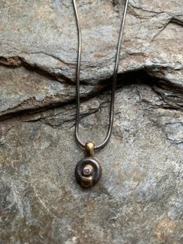 Oxiderat silverhalsband