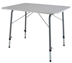 Campingbord Cadiz med smart høyderegulering 80 x 60 cm