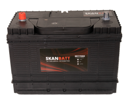 SKANBATT Fritidsbatteri 12V 115AH 800CCA (330x172x222/242mm)