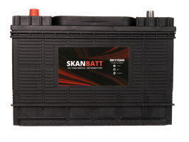 SKANBATT Fritidsbatteri 12V 115AH 800CCA (330x172x222/242mm)