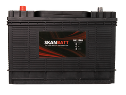 SKANBATT Fritidsbatteri 12V 115AH 800CCA (330x172x222/242mm)