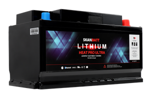 SKANBATT Lithium HEAT PRO 'Ultra' 12V 100AH - CAN Bus - 300A