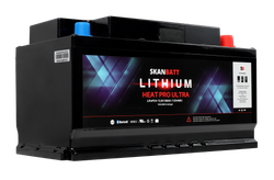 SKANBATT Lithium HEAT PRO 'Ultra' 12V 100AH - CAN Bus - 300A