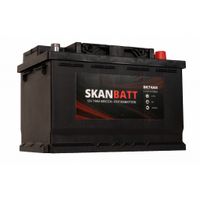 SKANBATT Fritidsbatteri 12V 74AH 680CCA (278x175x190/190mm)