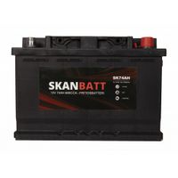 SKANBATT Fritidsbatteri 12V 74AH 680CCA (278x175x190/190mm)