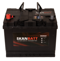 SKANBATT Fritidsbatteri 12V 80AH 600CCA (256x174x205/225mm)