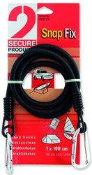 "Snap hook" universalstrikk med carabinkroker