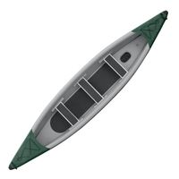 Tradisjonell Canadian Canoe - 16 fot "drop stitch" komplett pakkepris