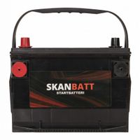 SKANBATT Startbatteri 12V 80AH 800CCA (260x179x180/207mm) +venstre