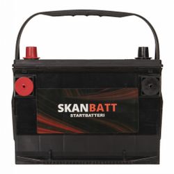 SKANBATT Startbatteri 12V 80AH 800CCA (260x179x180/207mm) +venstre