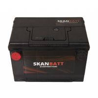 SKANBATT Startbatteri 12V 80AH 800CCA (260x179x180/180mm) +venstre