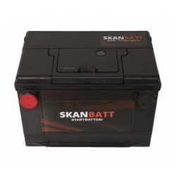 SKANBATT Startbatteri 12V 80AH 800CCA (260x179x180/180mm) +venstre
