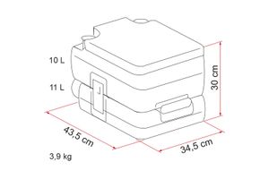 Biotoalett Vanlife 30 Fiamma