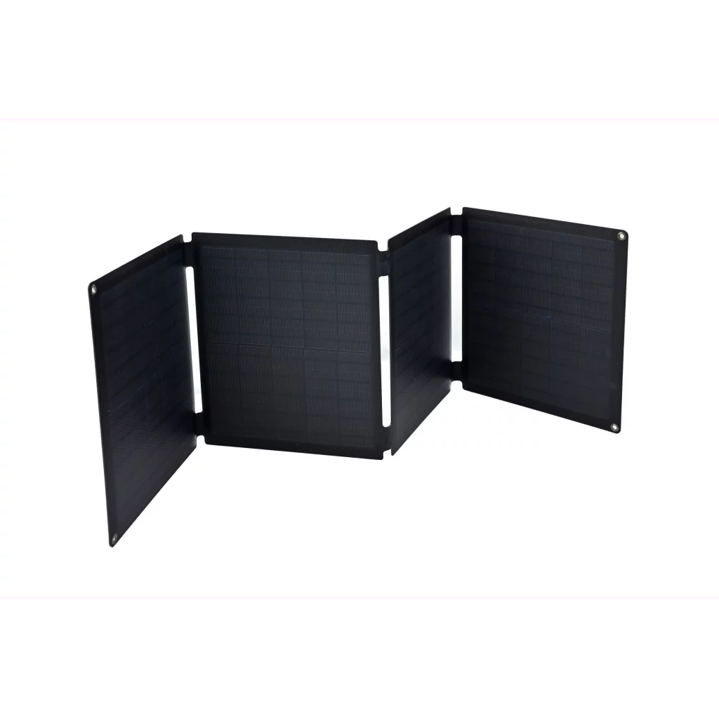 SKANBATT "Alt i ett" Bærbart Solcellepanel 60W (4x15W)