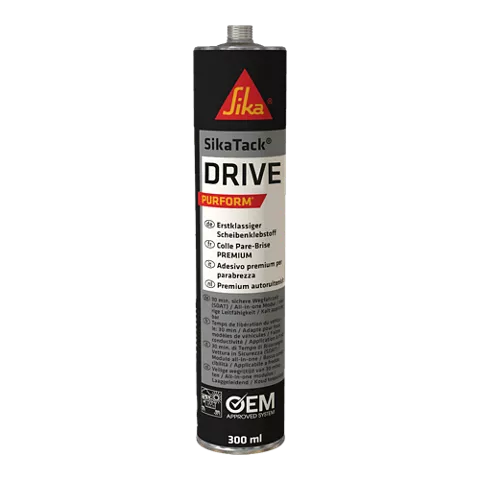 SikaTack Drive Purform svart rutelim
