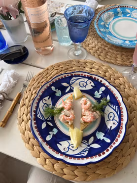 Dining Plate - Ocean Blue
