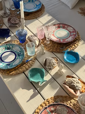 Fish plate - Turquoise