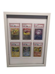 Seks korts ramme PSA,CGC,PCG hvit