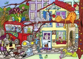 Pussel Zoo Town