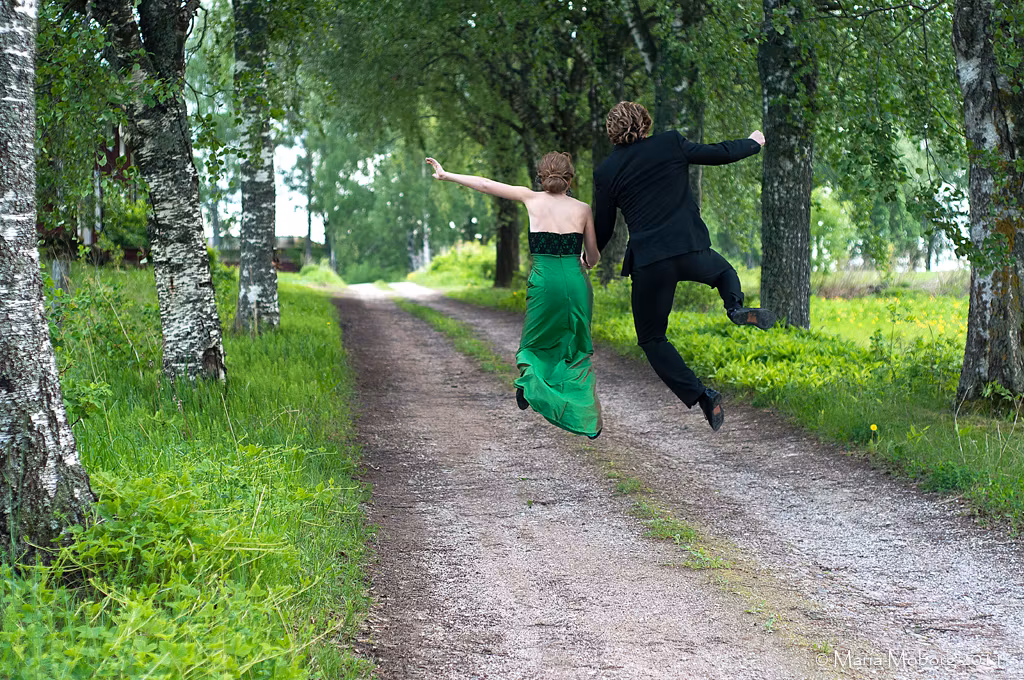 Studentfotografering Utomhus/hemmet