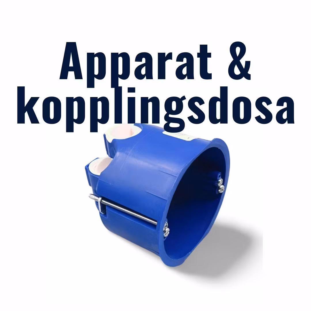 Apparat & kopplingsdosa - Skruvbutik.se