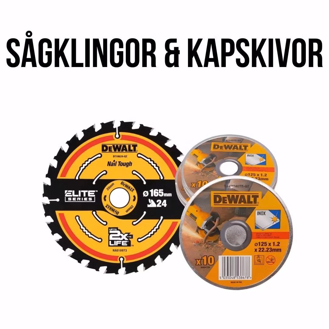 Sågklingor & kapskivor - Skruvbutik.se