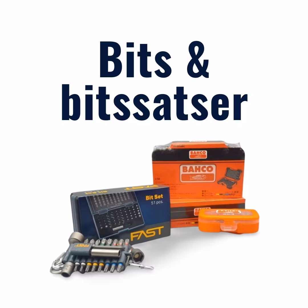 Bits & bitssatser - Skruvbutik.se