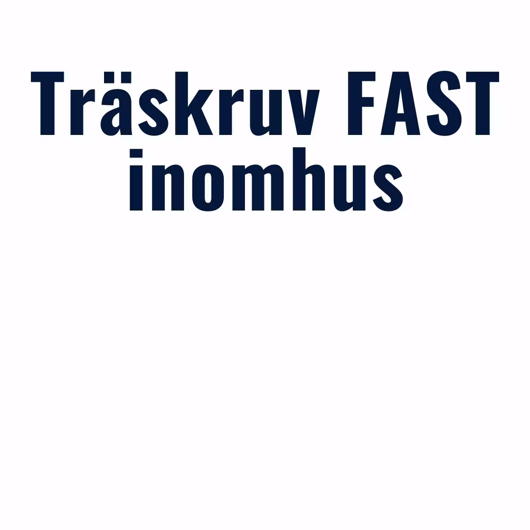 Träskruv FAST inomhus - Skruvbutik.se