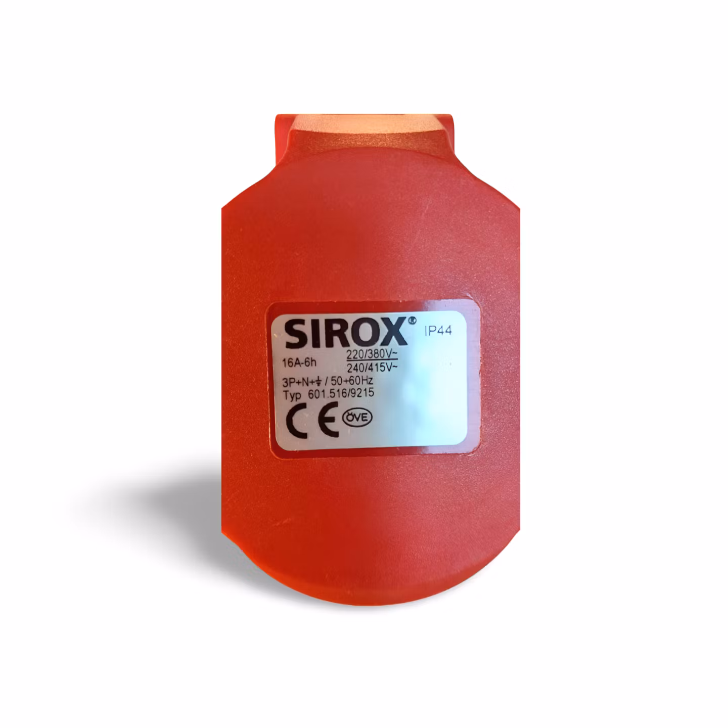 VÄGGUTTAG, 16A, 3P+N+J, 6H, 400V, IP44 MED SCHUKO