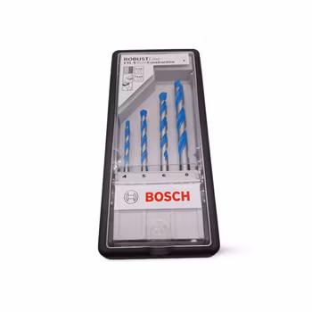 BORRSATS MULTI 4-8MM 4ST ROBUST BOSCH