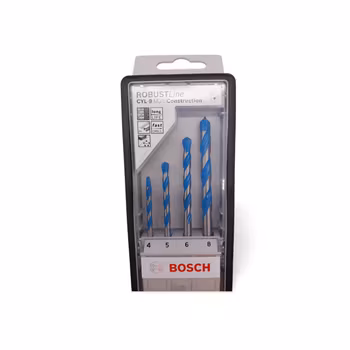 BORRSATS MULTI 4-8MM 4ST ROBUST BOSCH