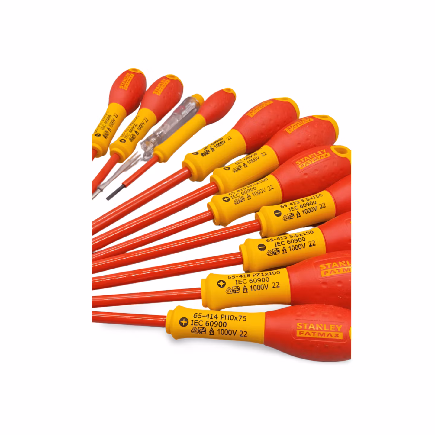 Stanley FATMAX Isolerade skrumejslar VDE PH - 10 delar