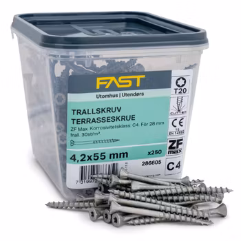 Trallskruv ZF Max C4 FAST