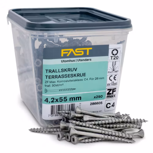 Trallskruv ZF Max C4 FAST
