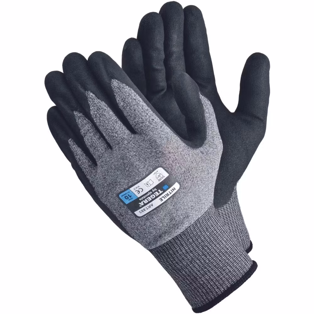 Montagehandske Nitrilfoam 883a Tegera