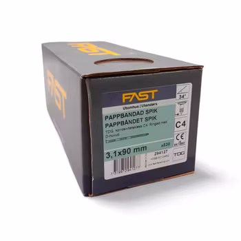 Maskinspik 3,1X90 pappbandad 34° TDG Diamantspets 520st FAST