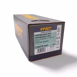 Maskinspik 2,8X75 pappbandad 34° TDG Diamantspets 520st FAST