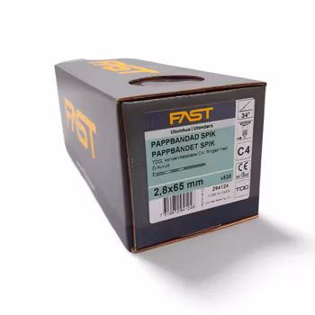 Maskinspik 2,8X65 pappbandad 34° TDG Diamantspets 520st FAST