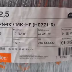 FLEXRÖR FQ (H07Z1-R) 3G2,5 Ø16MM, 100M, RING