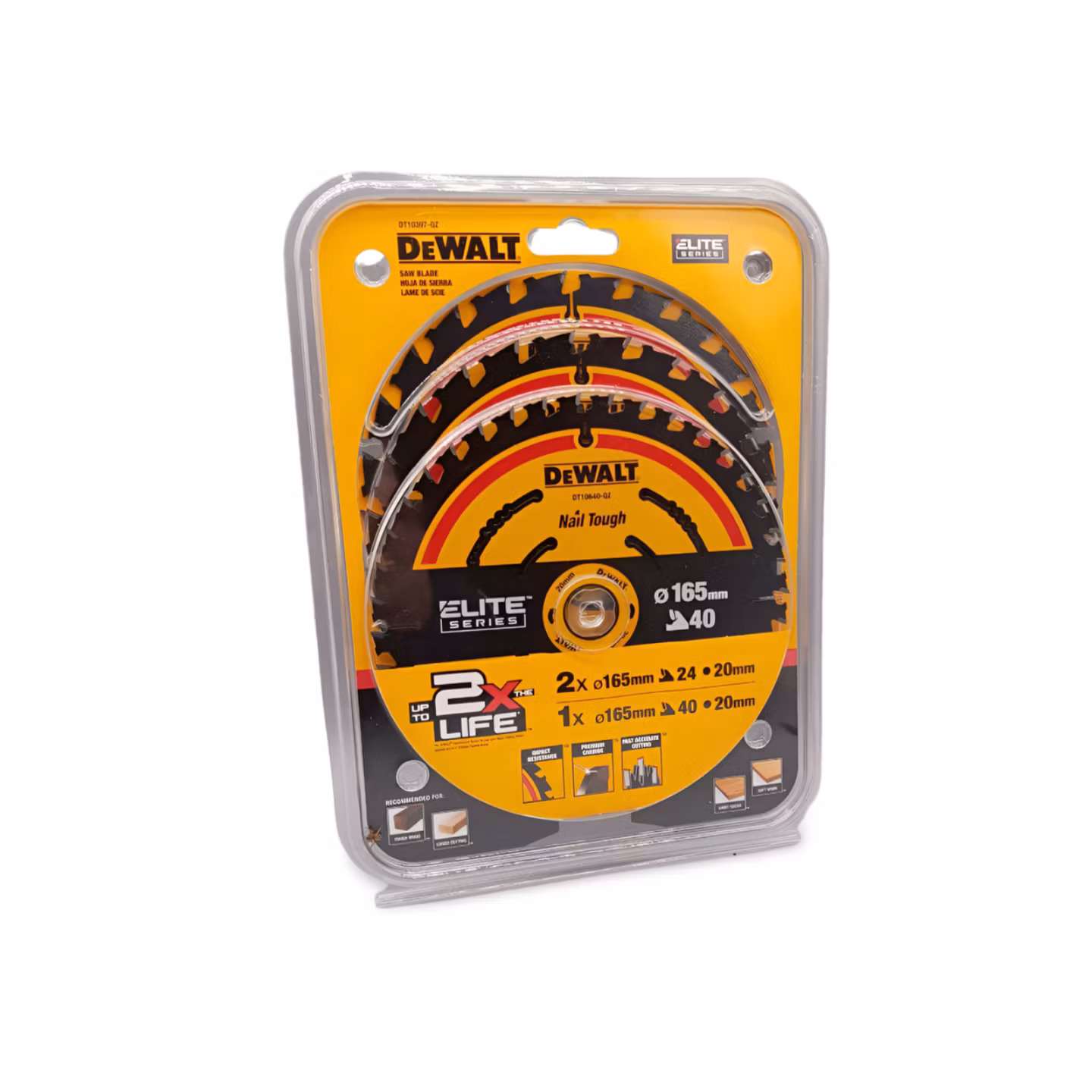 SÅGKLINGA DEWALT DT10397-QZ ELITE 165MM 3ST