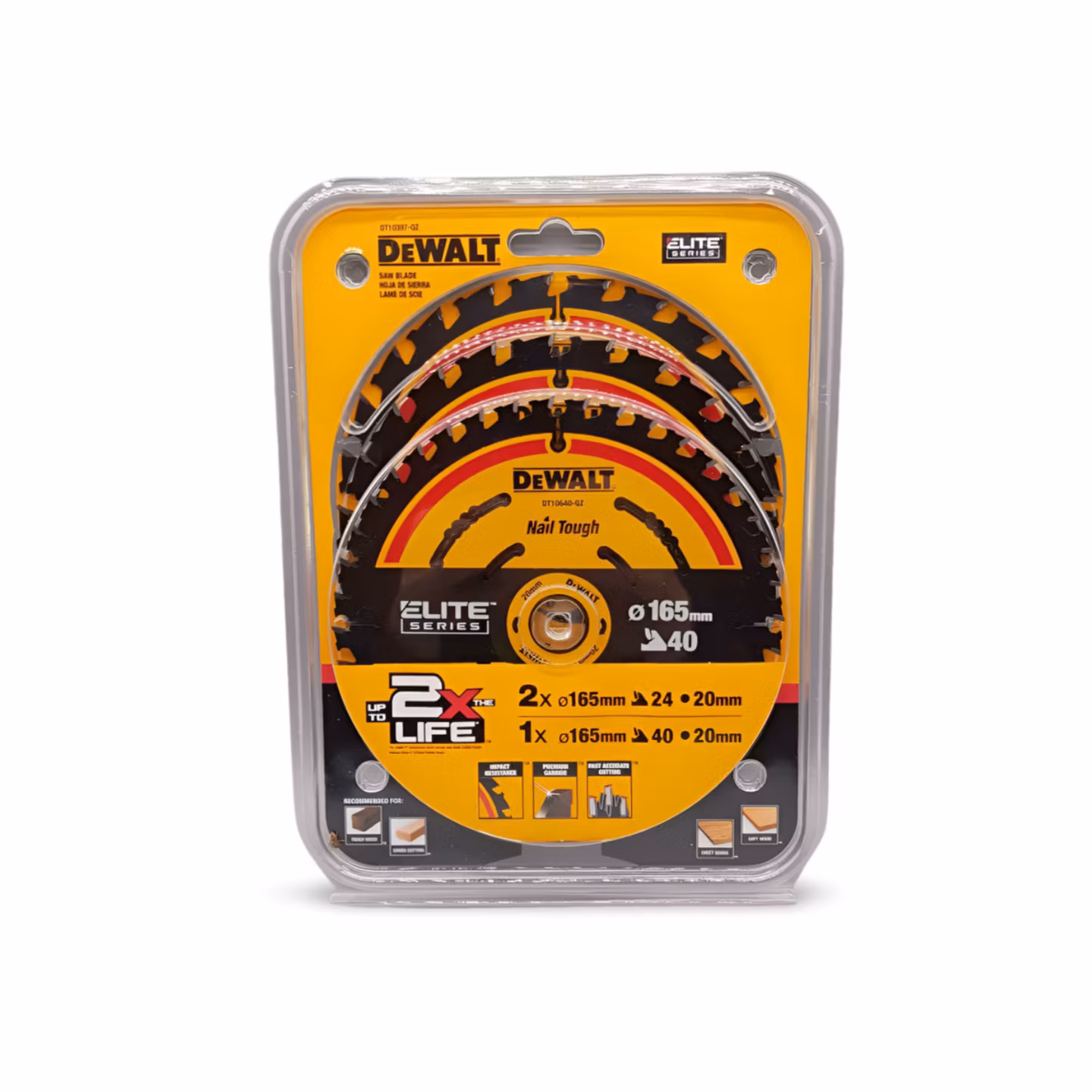 SÅGKLINGA DEWALT DT10397-QZ ELITE 165MM 3ST