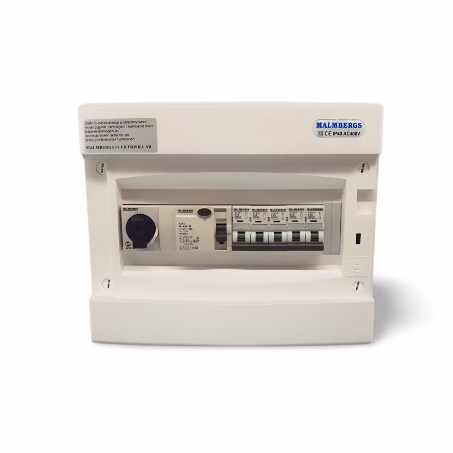 Malmbergs Elcentral komplett 1x12 moduler