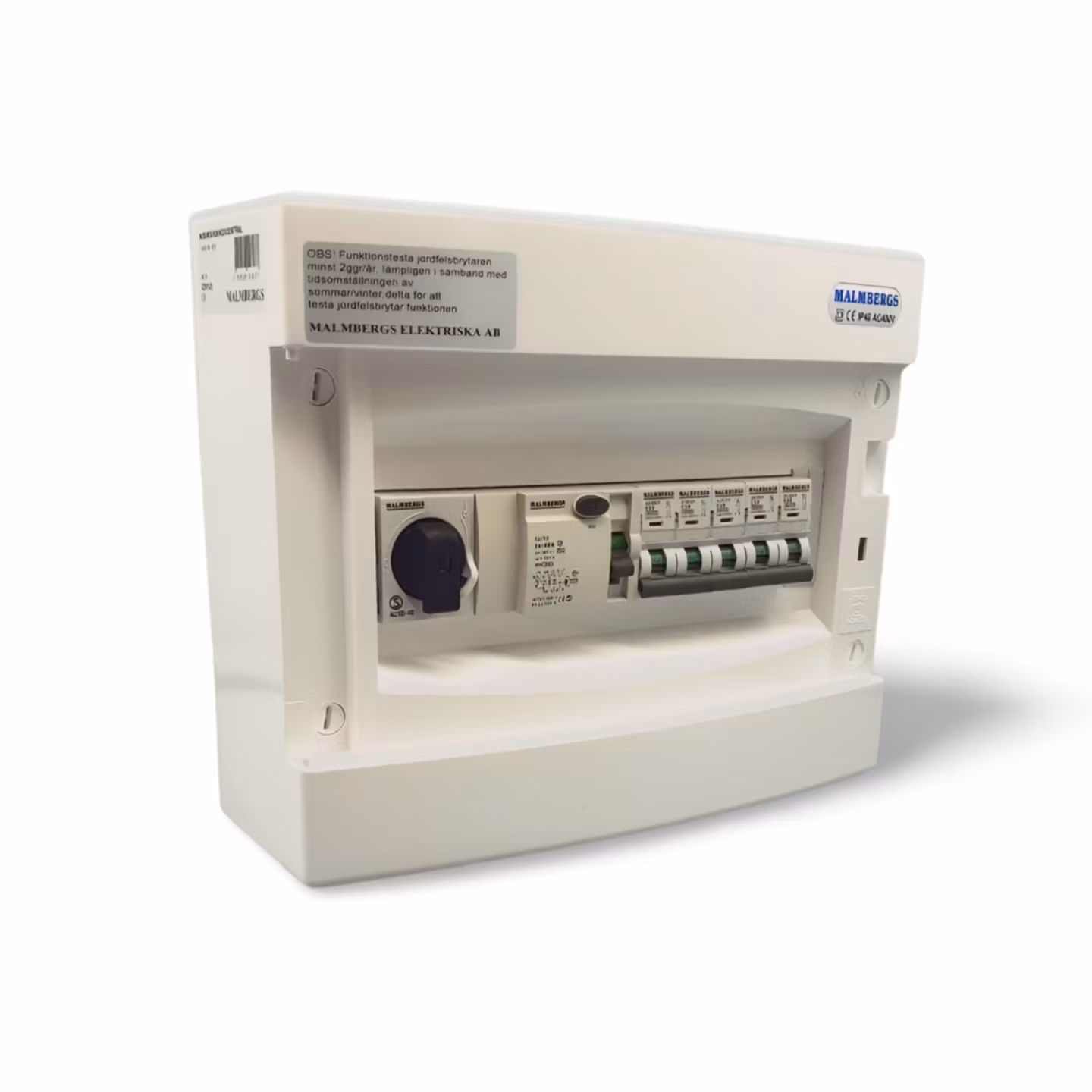 Malmbergs Elcentral komplett 1x12 moduler