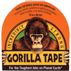 VÄVTEJP GORILLA 48MM SVART