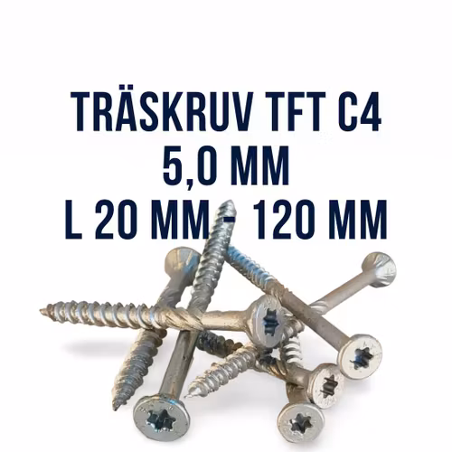 Träskruv TFT C4 5,0 mm ARVID NILSSON
